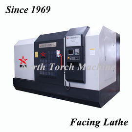 Stable CNC Vertical Lathe Machine Single Column For Facing In Bearing Low Noise