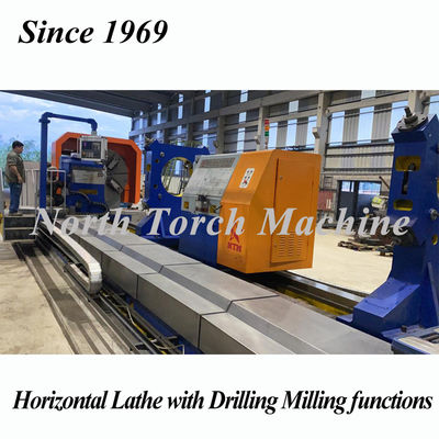 Big Heavy Duty Horizontal Lathe Machine With Drilling Milling Function