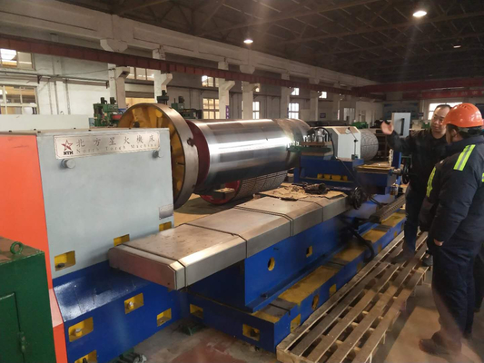 Large Horizontal Conventional Lathe Machine For Turning Shaft Cylinder Cathode Roller