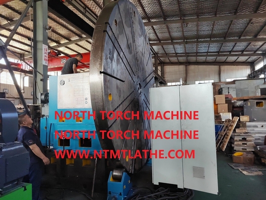 Facing Horizontal Lathe For Machining 5000 Mm Diameter Flywheel And Flange