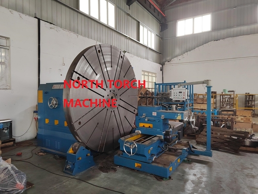 Facing Horizontal Lathe For Machining 5000 Mm Diameter Flywheel And Flange