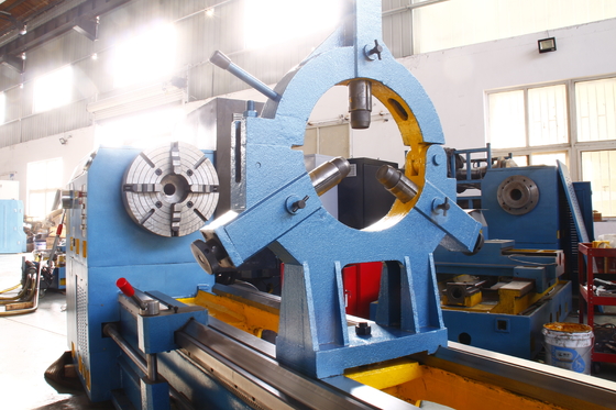 Conventional Lathe Machine For Turning Wind Power Shaft Turbine Cylinder