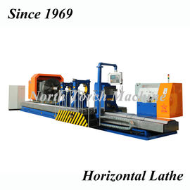 Metal Horizontal Cnc Lathe Machine High Speed 4 Guide Rails High Stability