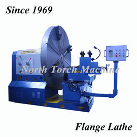 Flange Manual Engine Lathe Low Cost , Precision Metal Lathe High Performance