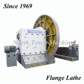 Two Chucks Flange Steel Lathe Machine Stable Running Strong Rigidity