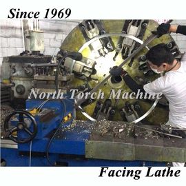 Semi Automatic Flange Horizontal Turning Lathe Floor Type Low Noise