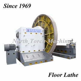 Semi Automatic Flange Horizontal Turning Lathe Floor Type Low Noise