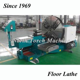 Low Noise Horizontal Lathe Machine , Cnc Metal Lathe Turning Metal Pump Part