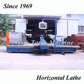 Low Noise Horizontal Lathe Machine , Cnc Metal Lathe Turning Metal Pump Part