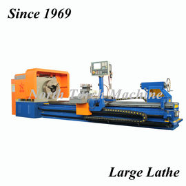 Industrial Horizontal Lathe Machine With 2 Guide Rails For Turning Crankshaft