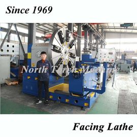 Metal Flange Lathe Easy Operation With PLC Control Long Working Life