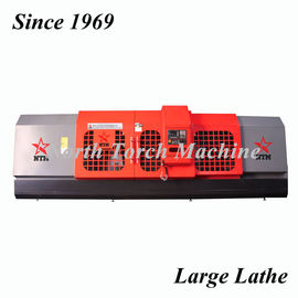 Metal CNC Horizontal Lathe Machine High Rigidity Non Ferrous Metals Turning