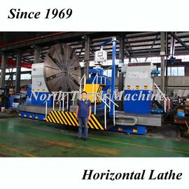 Heavy Duty Horizontal Lathe Machine , Large Conventional Turning Machine Low Noise