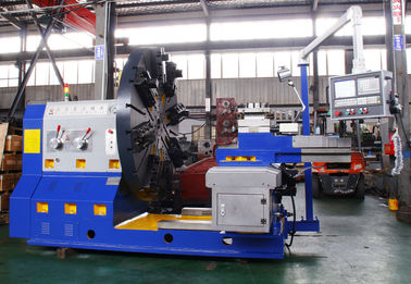 Facing Horizontal CNC Lathe For Machining 5000 Mm Diameter Flywheel And Flange