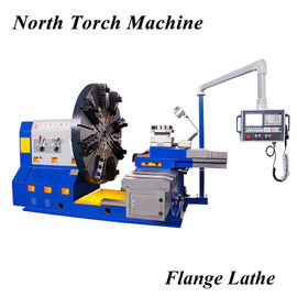 Facing Horizontal CNC Lathe For Machining 5000 Mm Diameter Flywheel And Flange