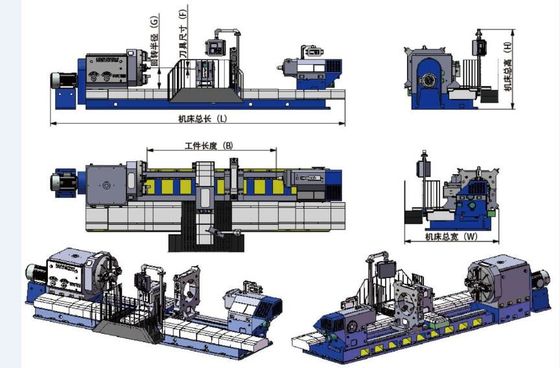 Special Designed Heavy Duty Horizontal Lathe, Lathe Machine, CNC Lathe Machine