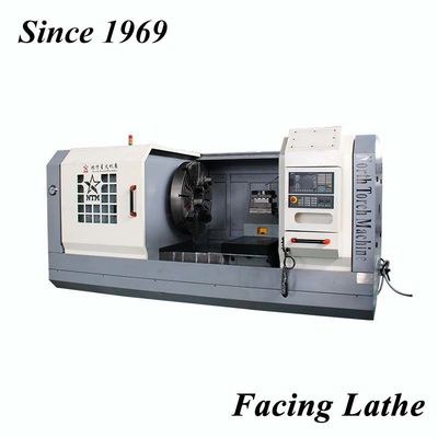 Horizontal CNC Lathe Machine For Facing Flange , Mold , Pipe Fittings