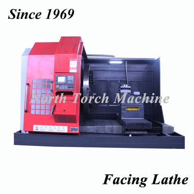 Horizontal CNC Lathe Machine For Facing Flange , Mold , Pipe Fittings